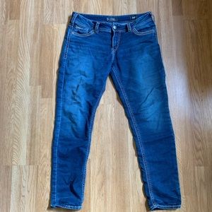 Silver jogs jeans 33/31